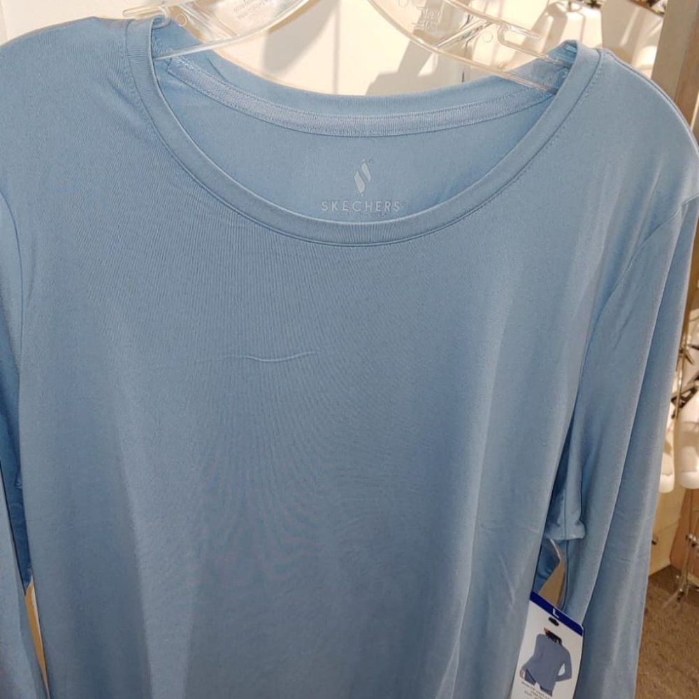 Skechers Ladies' Active Long Sleeve Tee blvp-spring-lilac - Picture 3 of 6